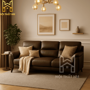 SOFA VĂNG DA 3 CHỖ HIỆN ĐẠI SFD01