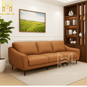SOFA VĂNG DA 3 CHỖ SANG TRỌNG SFD02