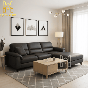 SOFA DA GÓC L HIỆN ĐẠI SFD28