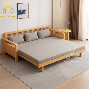 GHẾ SOFA GIƯỜNG GỖ SFG10