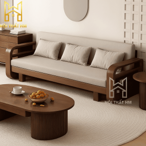 GHẾ SOFA GIƯỜNG GỖ SFG17