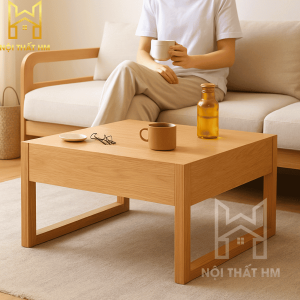 BÀN TRÀ VUÔNG GỖ BT06