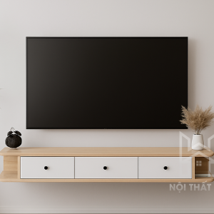 KỆ TIVI TREO TƯỜNG PHÒNG NGỦ KTV02