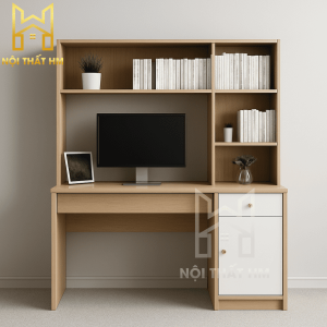 BÀN LÀM VIỆC LIỀN GIÁ SÁCH BLV07