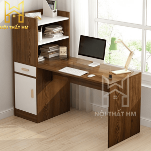 BÀN LÀM VIỆC GIÁ SÁCH CẠNH BLV11